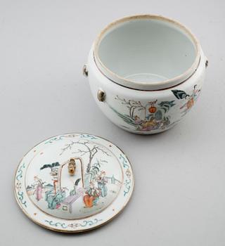 LOCKSKÅL, porslin, Kina, 1800-/1900-tal.