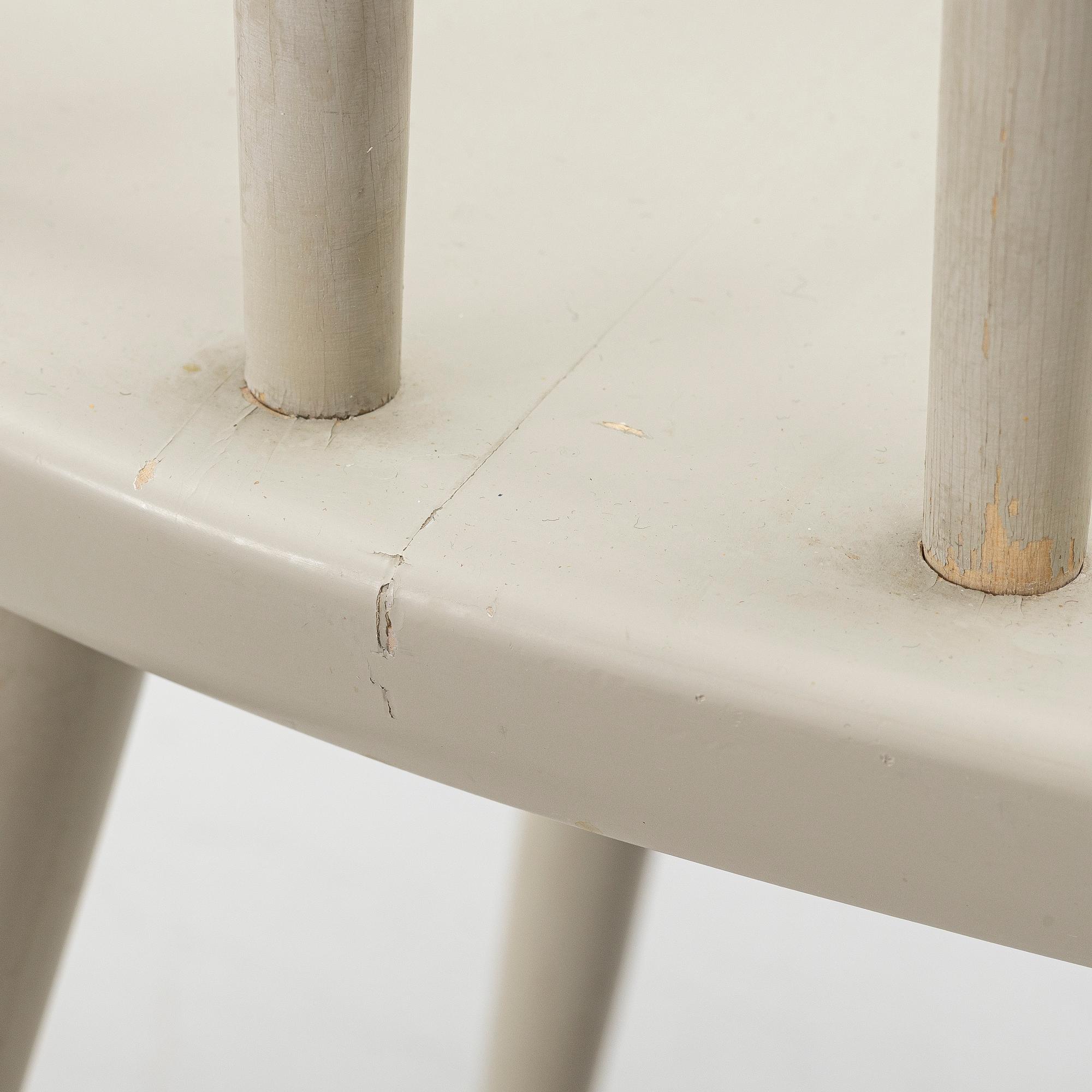 Yngve Ekström, five 'Pinocchio' chairs, Sweden, second half of the 20th century.