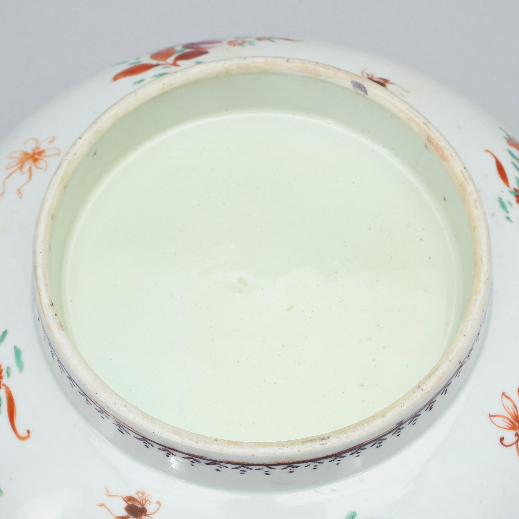 BÅLSKÅL, porslin, Kina, Qingdynastin, Qialong (1736-95).