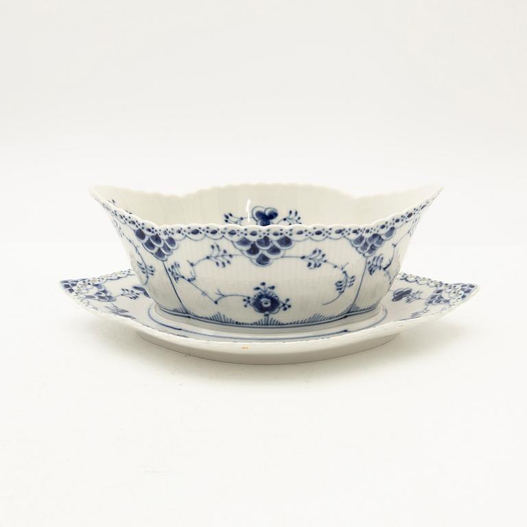 Royal Copenhagen, coffee service, 27 pieces, porcelain, "Blue Fluted", Denmark.