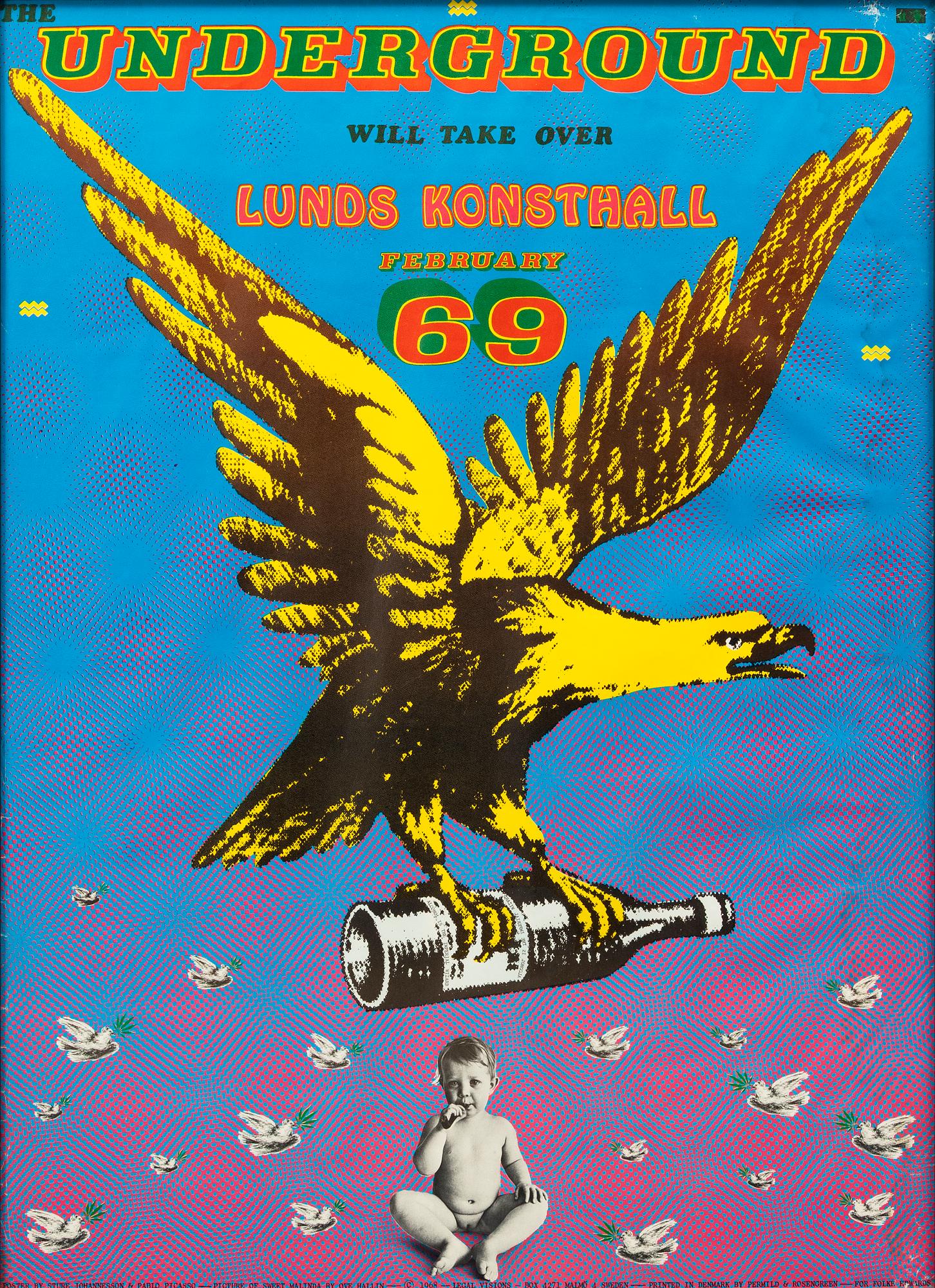Sture Johannesson, "The Underground will take over," Lunds Konsthall February 69.