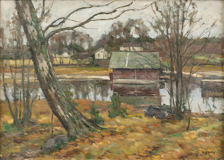 RUDOLF KOIVU, oil on canvas.