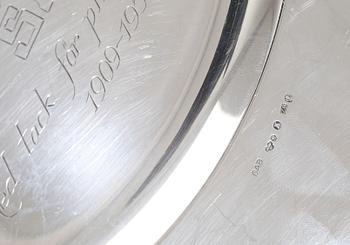 PARTI SILVER, 16 delar, mestadels Sverige, 1900-tal, vikt exklusive ljusstake 551 gram.