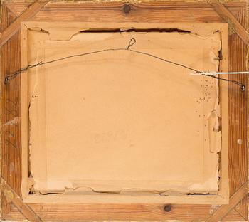 Matti Karppanen, olja på pannå, signerad.