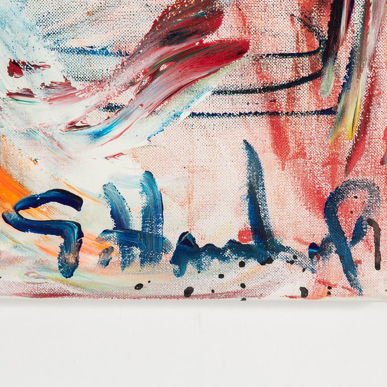 GÖRAN HAUSENKAMP, acrylic on canvas, signed.