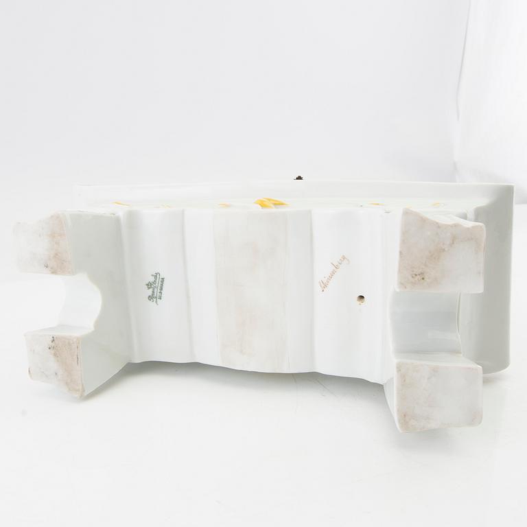 Table Clock Rosenthal, first half of the 20th century, porcelain.