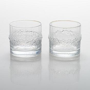 Tapio Wirkkala, a 24-piece set of "Niva" glassware, Iittala. In production 1972-1992.