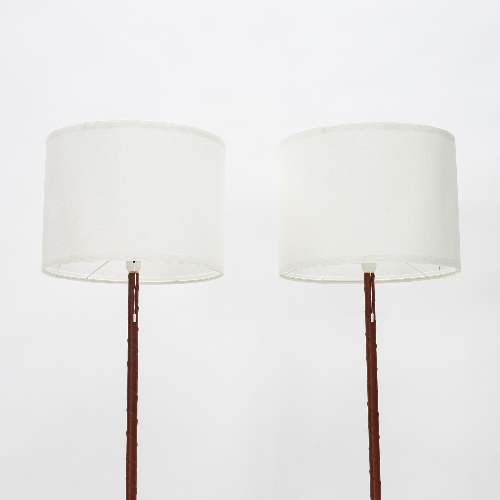 Golvlampor, ett par, Luxus, 1900-talets andra hälft.