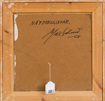 MAX SALMI, "NÄYTTELIJÄTÄR".