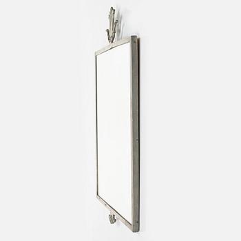 Edvin Ollers, a pewter mirror, Schreuder & Olsson, Stockholm, 1928.