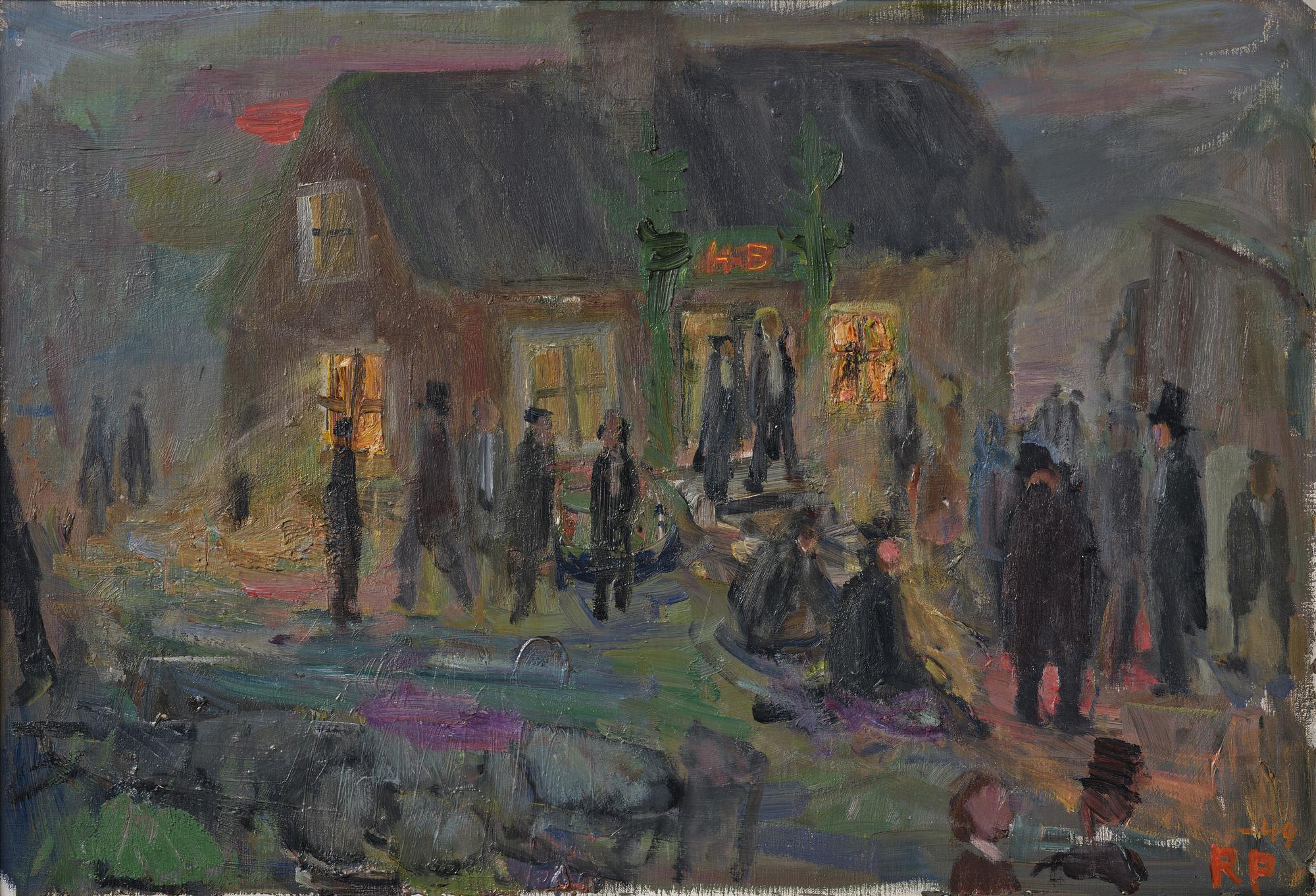 Ragnar Person, "Break from the party - motif from a wedding" .