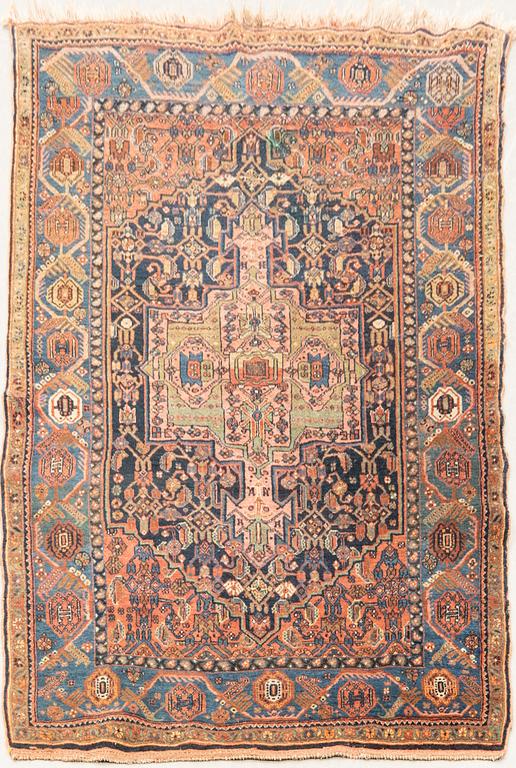 Bidjar rug antique/semi-antique approx. 202x126 cm.