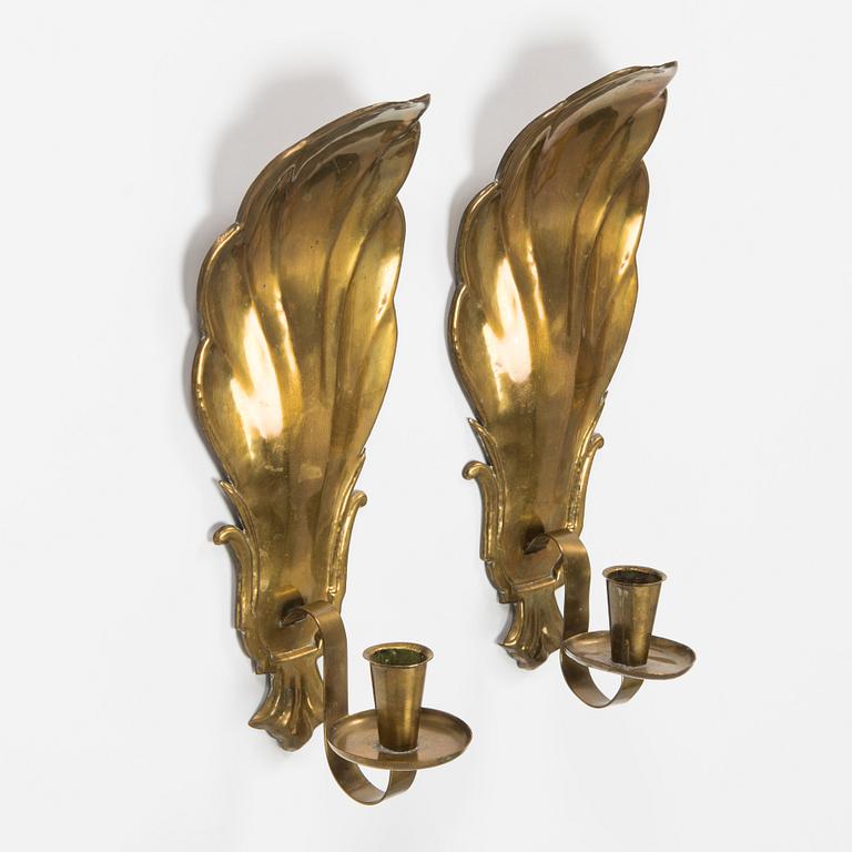 Paavo Tynell, a pair of 1920/1930's wall sconces '7003' for Taito Finland.