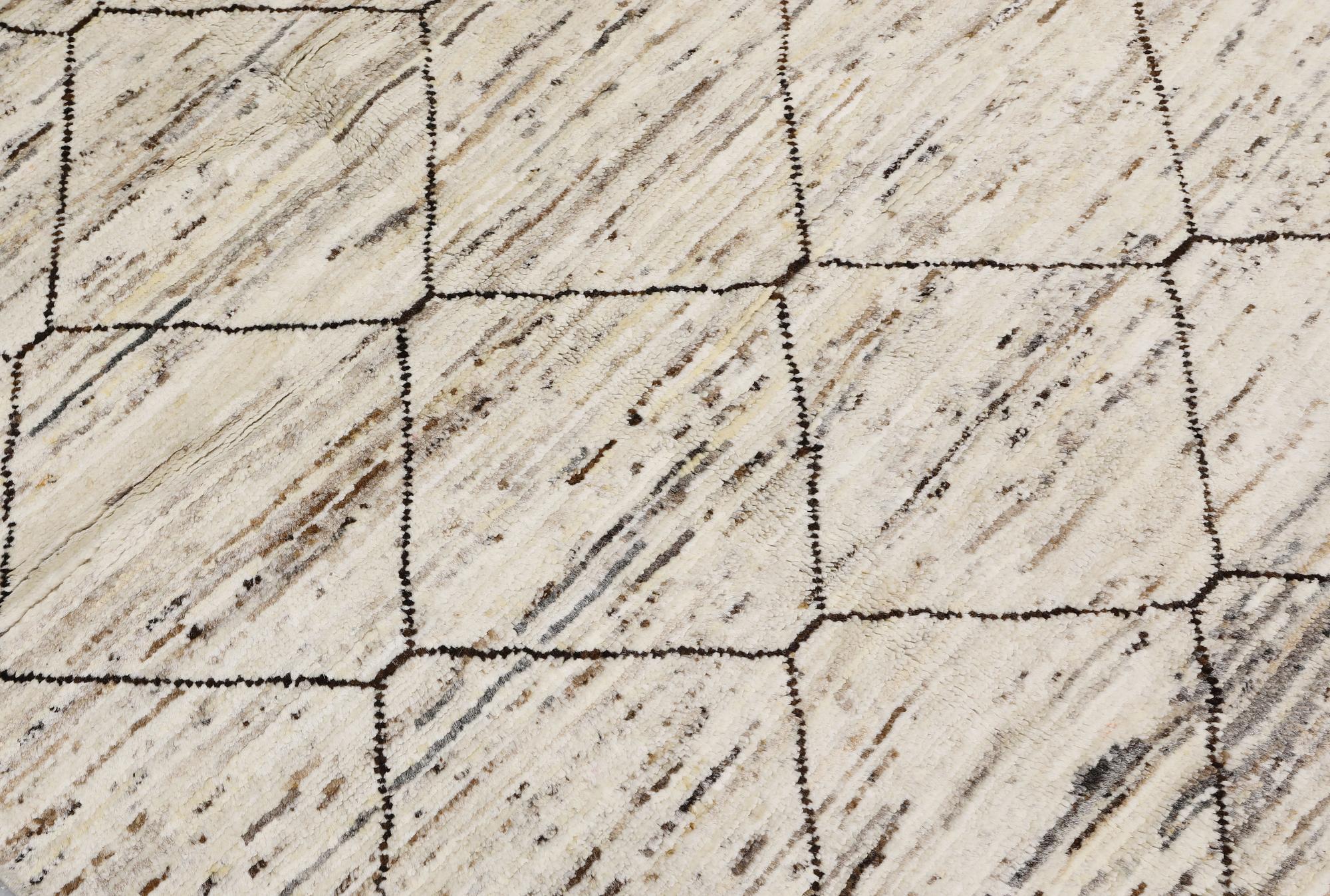 A Moroccan-design carpet, c. 205 x 145 cm.