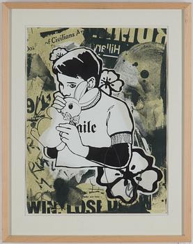 FAILE, "Bunny Boy", serigrafi, signerad och a tergo numrerad 7/11.