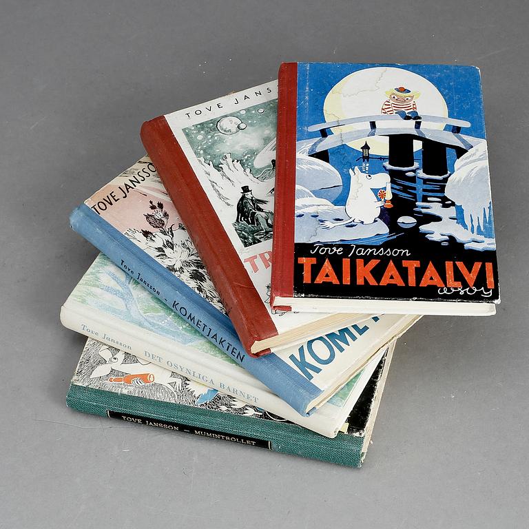 BÖCKER, 5 volymer, Tove Jansson.