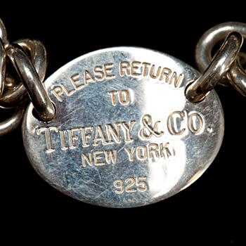 ARMBAND, silver 925. Tiffany & Co. Vikt ca 31g.