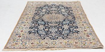 Carpet, Nain silk, approximately 285 x 170 cm.