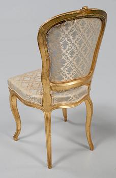 STOLAR, ett par, Louis XV-stil, 1900-talets början.