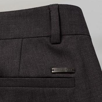 A grey wool suite by Dsquared2.