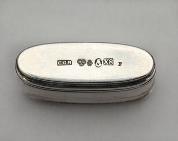 DOSOR, 19 st, silver, olika nationaliteter, 1800-1900-tal. Total vikt ca 364 g.