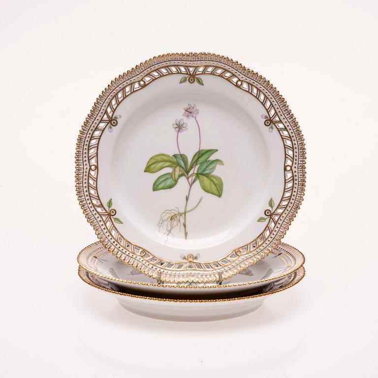 FAT, 3 st, Flora Danica, Royal Copenhagen 1963.