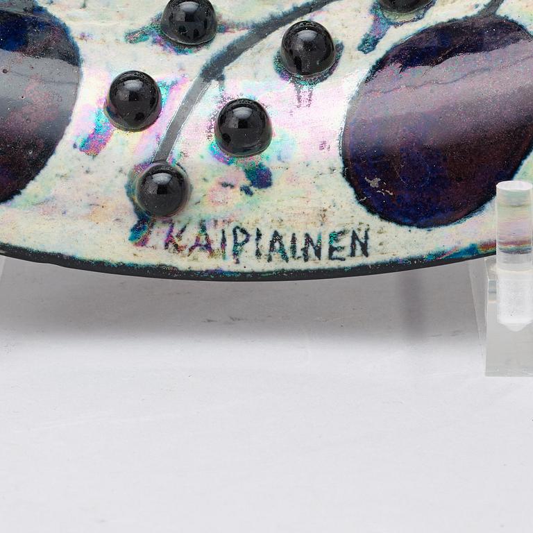 A Birger Kaipiainen stoneware dish, Arabia, Finland.