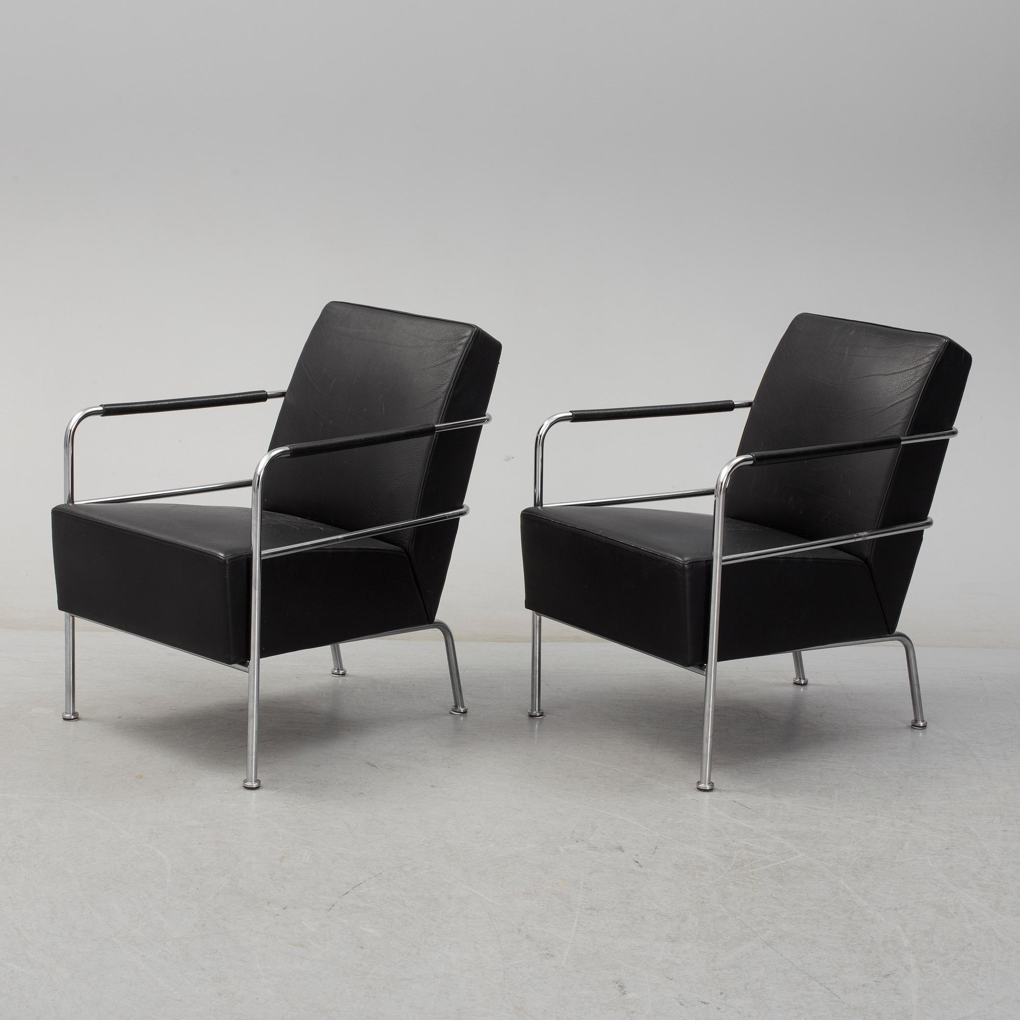 GUNILLA ALLARD, fåtöljer ett par "Cinema" Lammhults, 1990-tal.