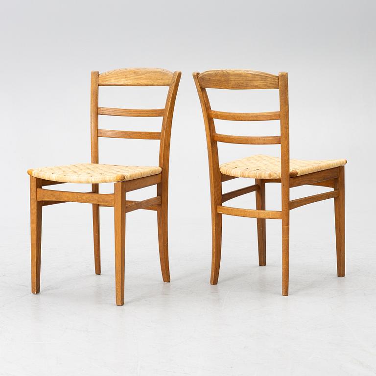 Carl Malmsten, five 'Jöns' chairs.