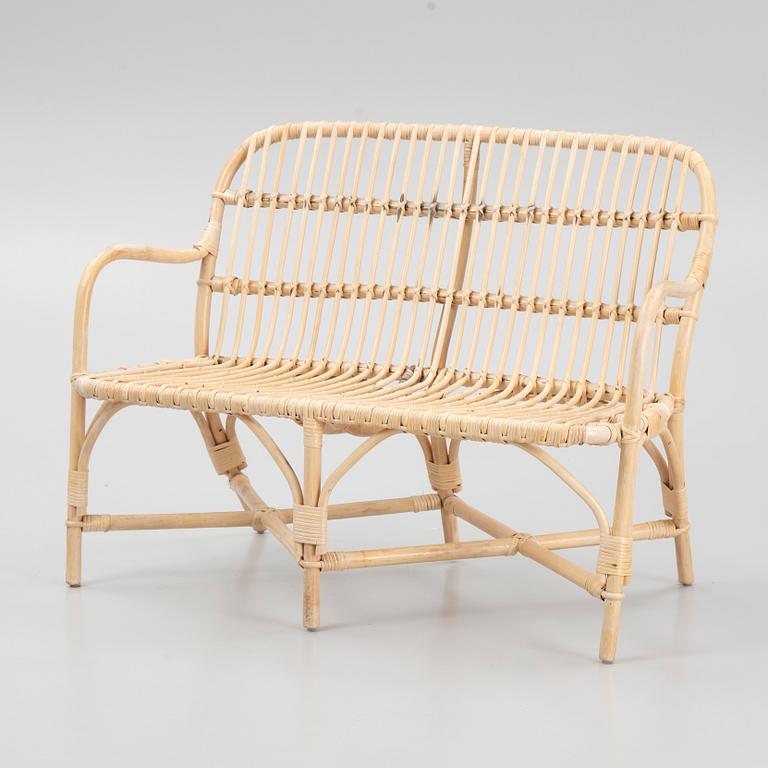 Bamboo furniture set, 6 pieces, 20th century.