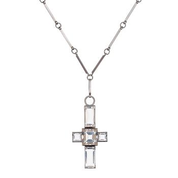 WIWEN NILSSON, hängsmycke Lund, 1941, sterling.
