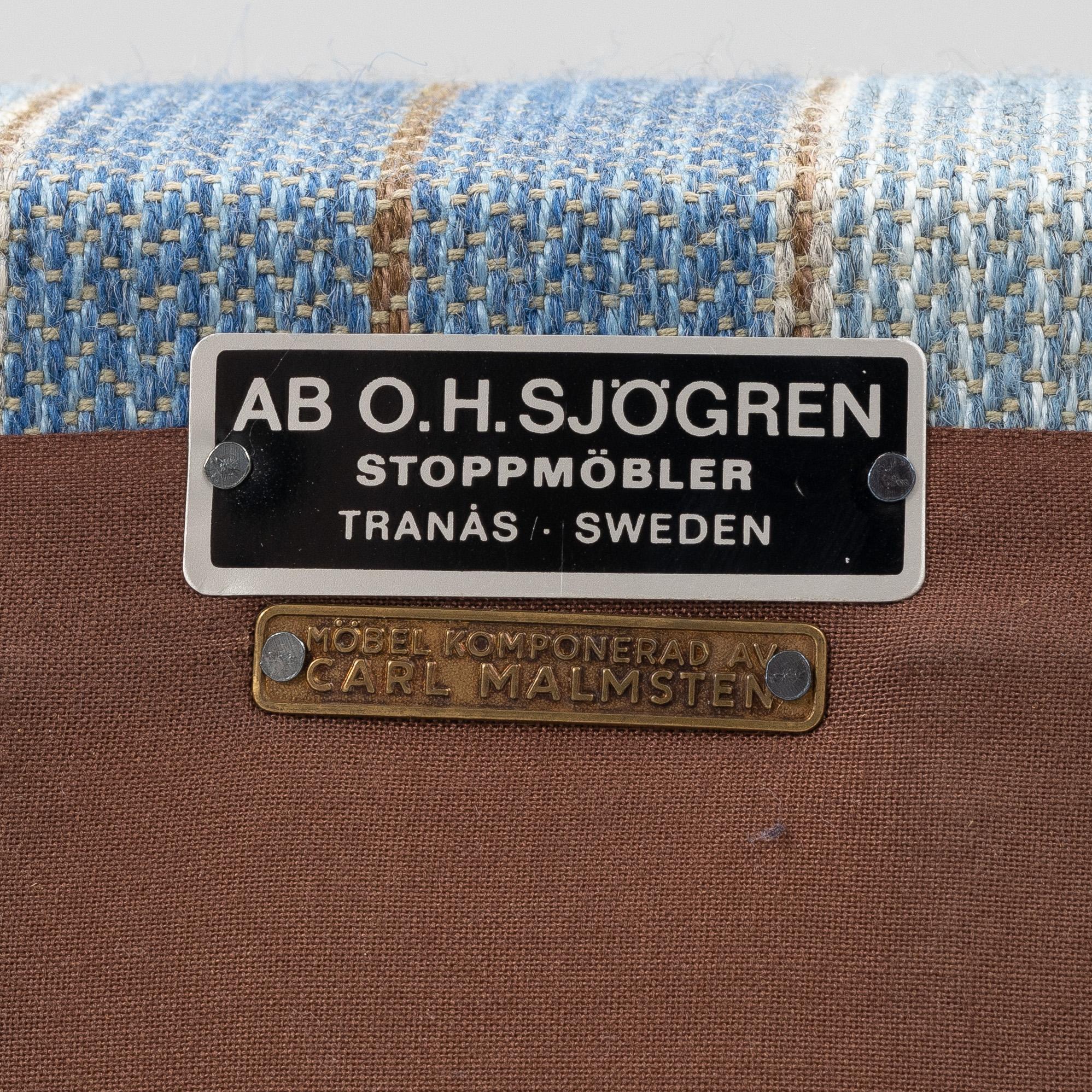 Carl Malmsten, fåtölj, "Hemmakväll", OH Sjögren, 1900-talets slut.