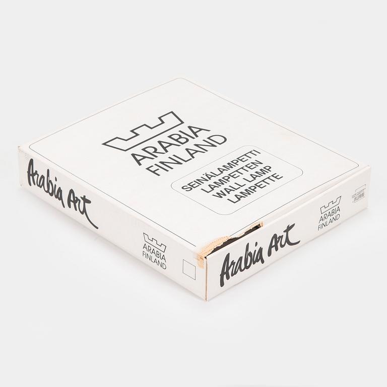 Heljä Liukko-Sundström, a ceramic wall scone, signed Heljä Liukko-Sundström Arabia.