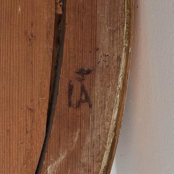 SPEGELLAMPETTER, för två ljus, ett par, av Johan Åkerblad (mästare i Stockholm 1758-1799), gustavianska.