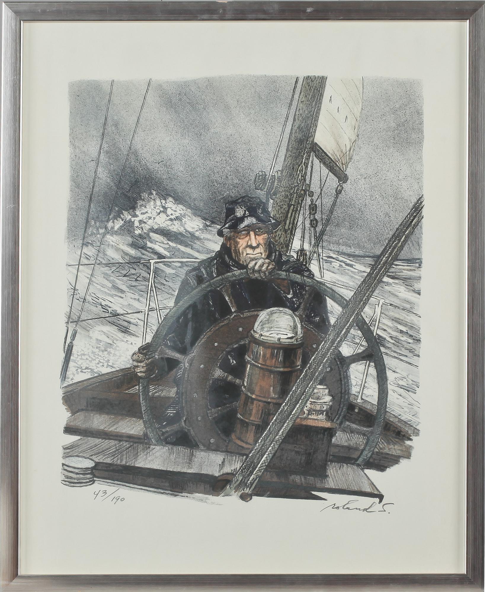 ROLAND SVENSSON, färglitografi, signerad och numrerad 43/190.