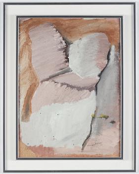 Bengt Lindström, oil on paper laid on canvas, signed and dated -57.