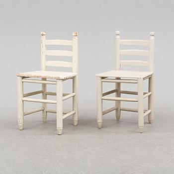 STOLAR, 12 stycken, 1800-talets slut.