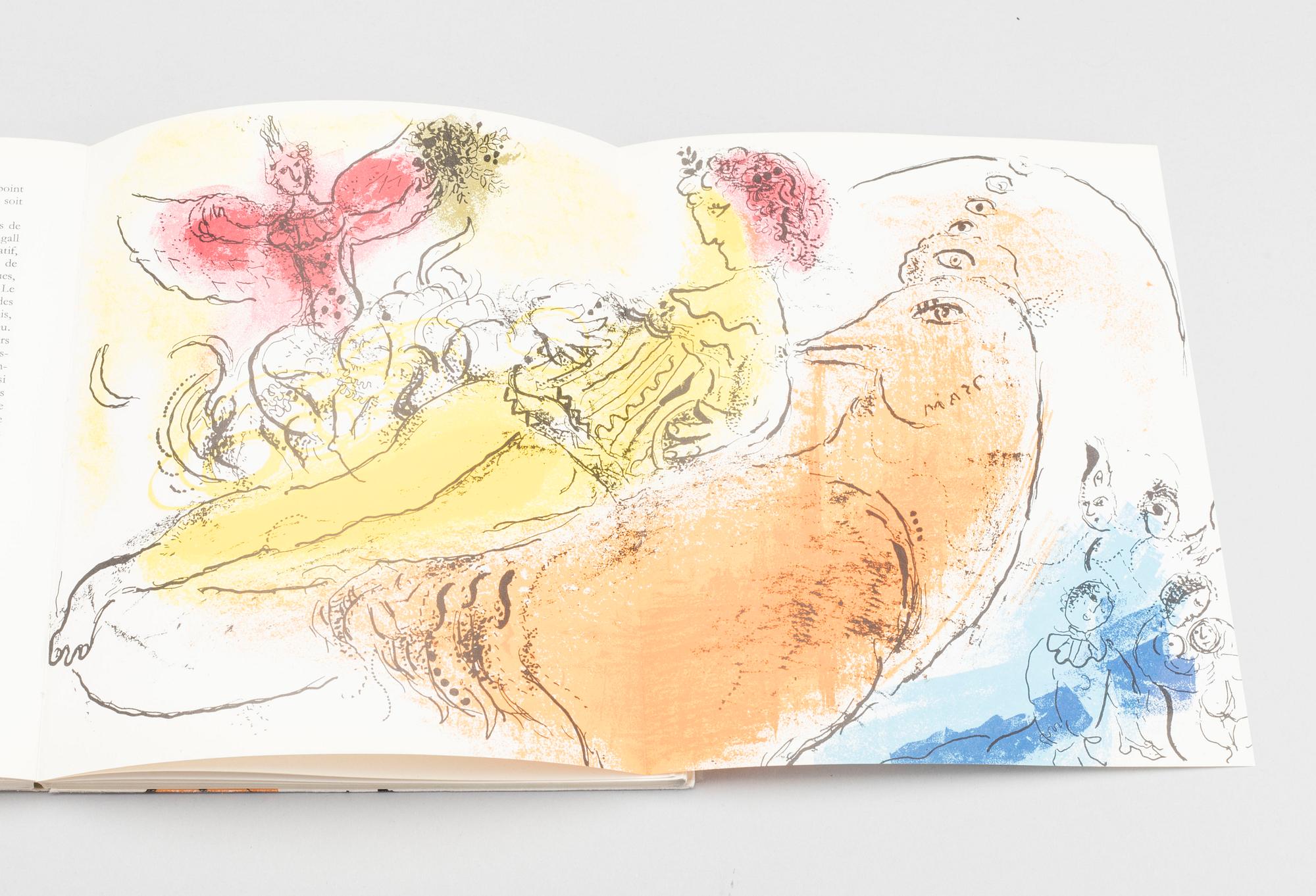 BOK, "CHAGALL", Jaques Lassaigne, Maeght Éditeur, Paris, 1957, med 15 litografier.