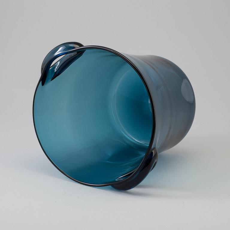 NILS LANDBERG, champagnekylare, glas, Orrefors, 1950-tal.