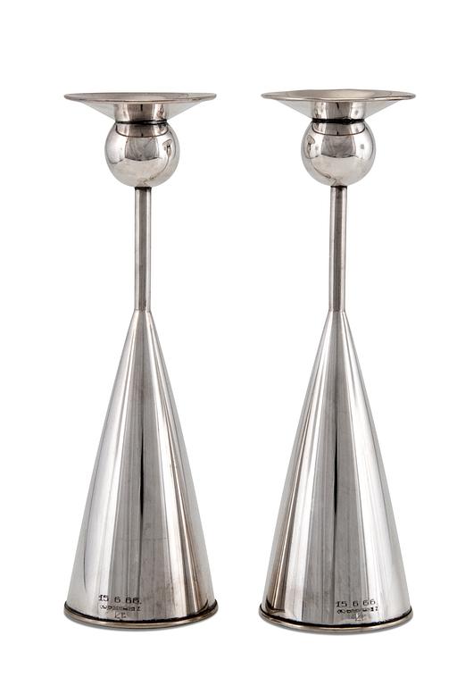 Kaj Blomqvist, A PAIR OF CANDLESTICKS.