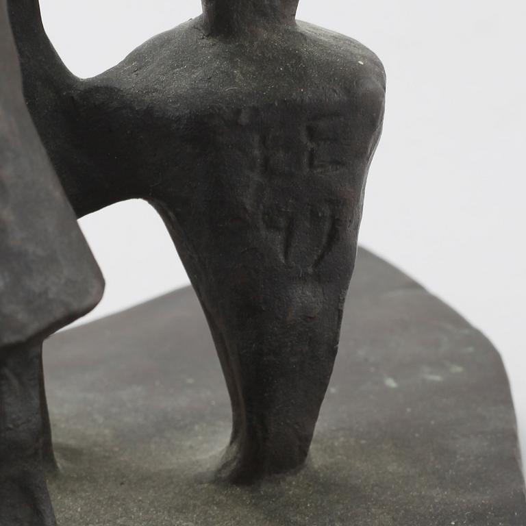 OKÄND KONSTNÄR, skulptur, brons, signerad, Herman Bergman fud, 1900-tal.