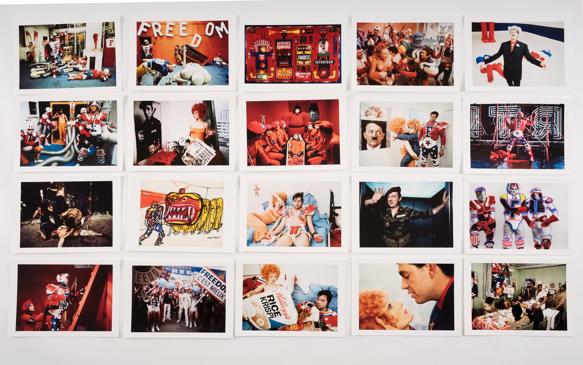 William Klein, 'Mister Freedom koffert - full set edition', 2020.