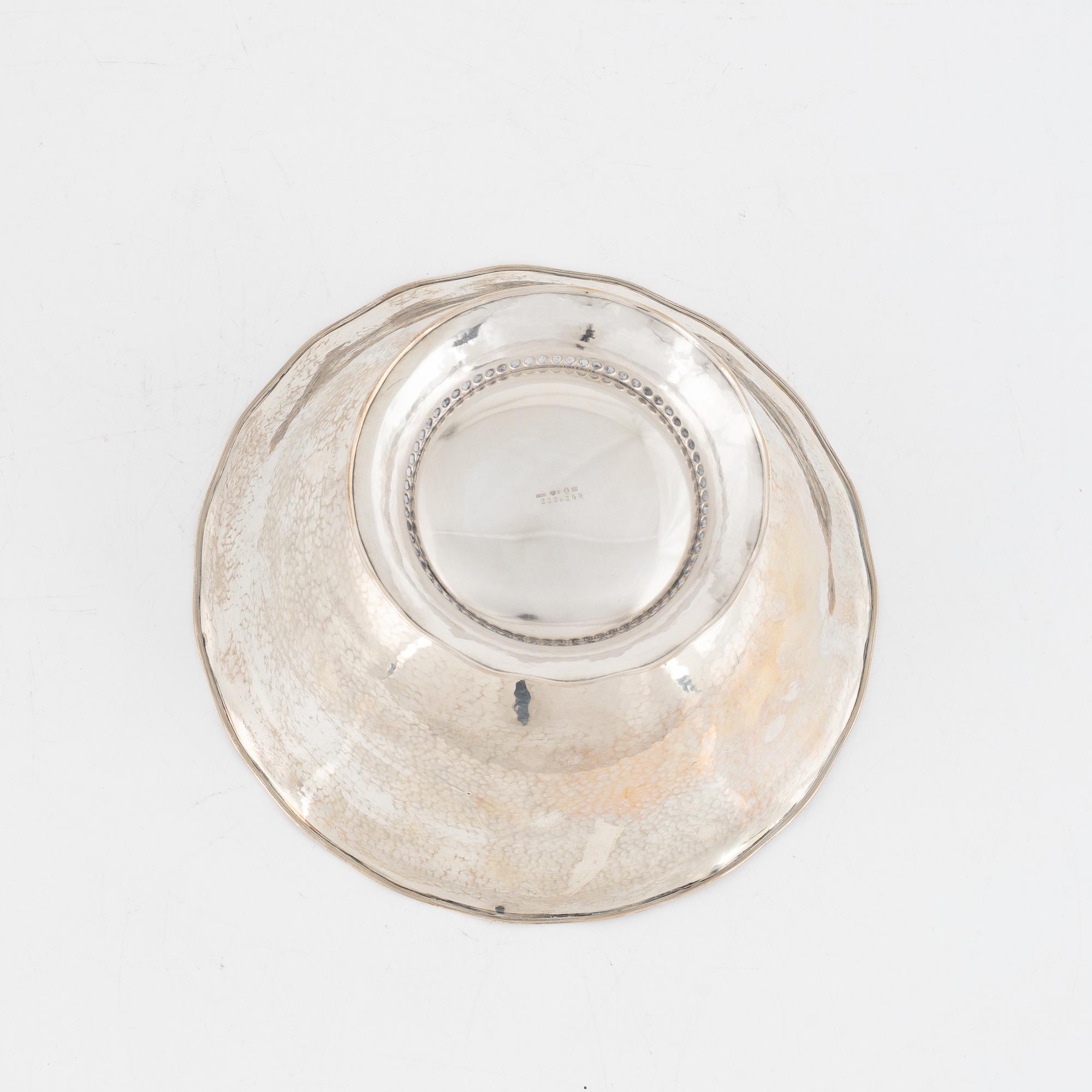 Skål, silver, GAB, Stockholm 1940.