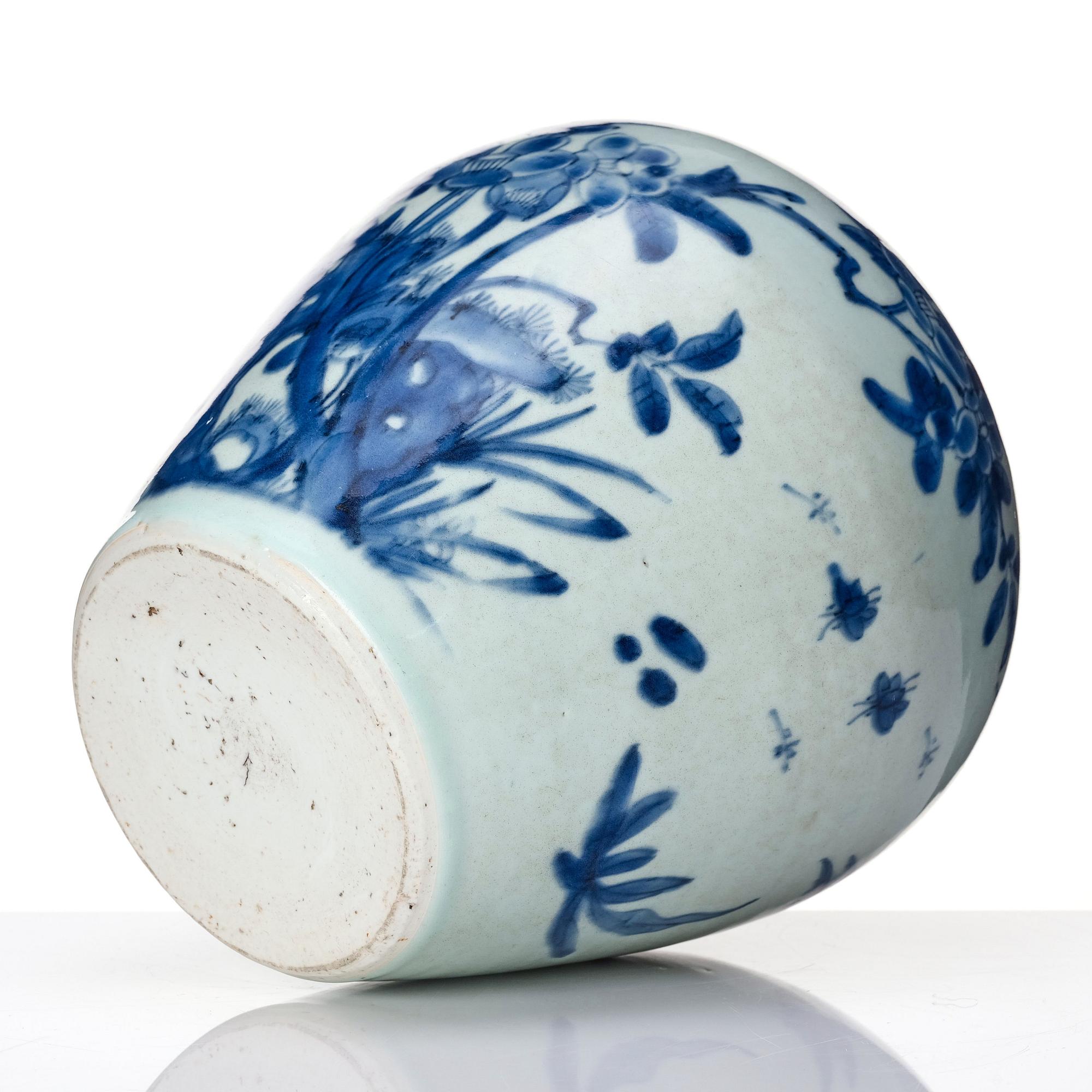 Kruka, porslin. Transition, 1600-tal.