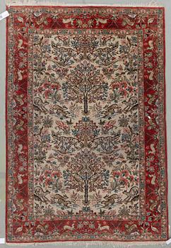 MATTA, sannolikt Ghom, figural, semiantik. Ca 205x136 cm.