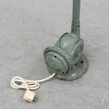 An industrial lamp, 'Triplex-Pendel' Sweden, mid 20th Century.