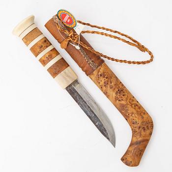 Bengt Olaf Unga, half-horn knife, signed.