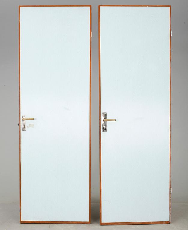 DÖRRAR, 2 st, "Virrvarr" av Sigvard Bernadotte, 1950/60-tal.