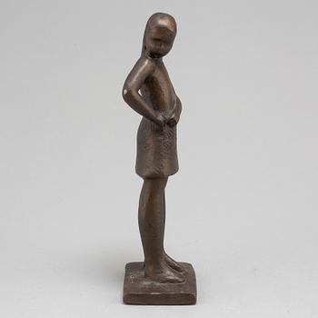 LISA LARSON, skulptur, brons, signerad och numrerad No 487.