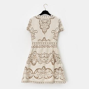 Valentino, a cotton lace dress, size 38.